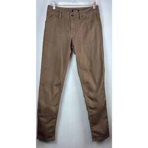 Wmns Arcteryx Brown Sz 4 Tall Murrin Pant Pockets Rip Stop Logo Btn Pants